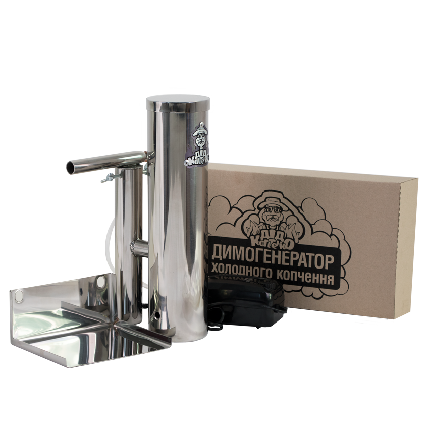 

Дымогенератор для копчения Дид Коптенко 2,5 с конденсатосборником из нержавейки