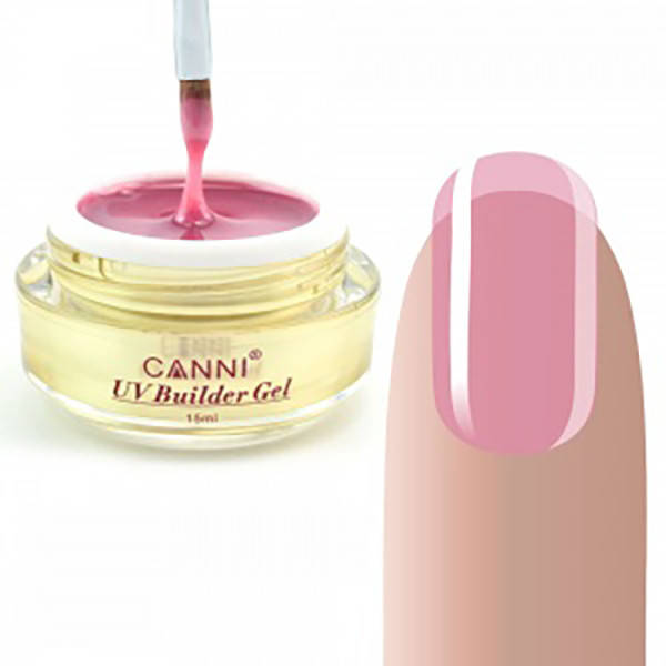 

Конструирующий гель Canni 316 Light Pink полупрозрачный 15 мл