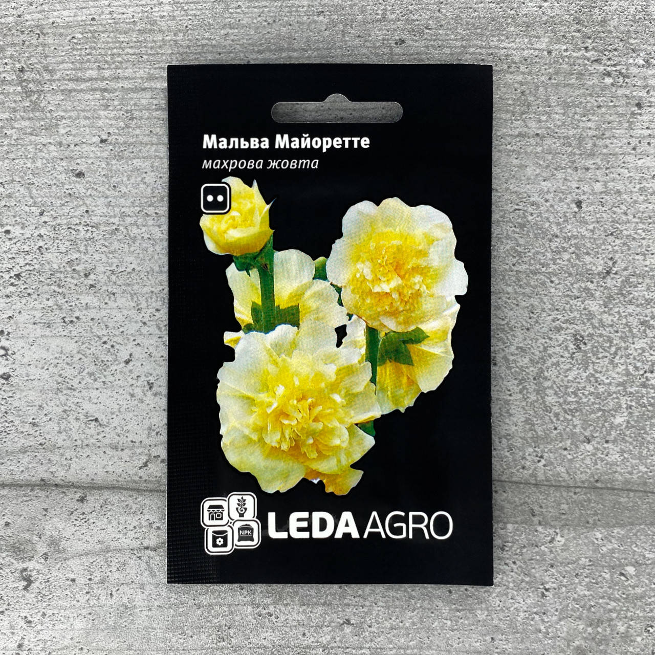 

Мальва Майоретте махровая желтая 0,2 г семена пакетированные Leda Agro, Желтый