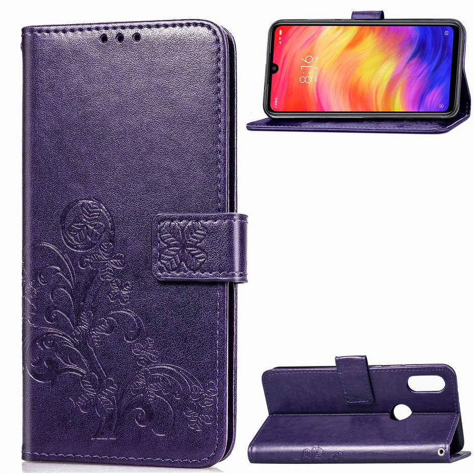 

Чехол Clover для Xiaomi Redmi Note 7 / Note 7 Pro книжка кожа PU фиолетовый