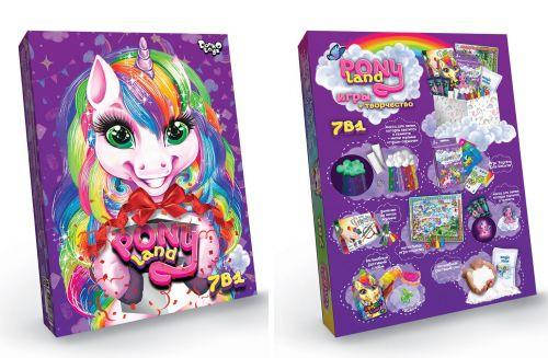 

Игра для девочек настольная "Pony Land" рус, Игры для девочек настольные
