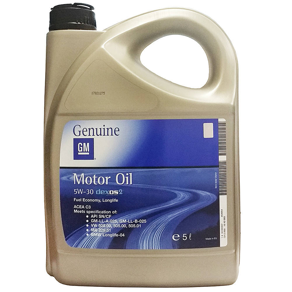 

Моторное масло GM Dexos 2 Longlife 5W-30 5L