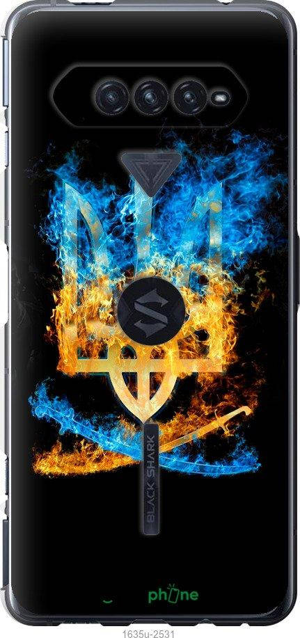 

Чехол на Xiaomi Black Shark 4 Герб "1635u-2531-10746", Черный