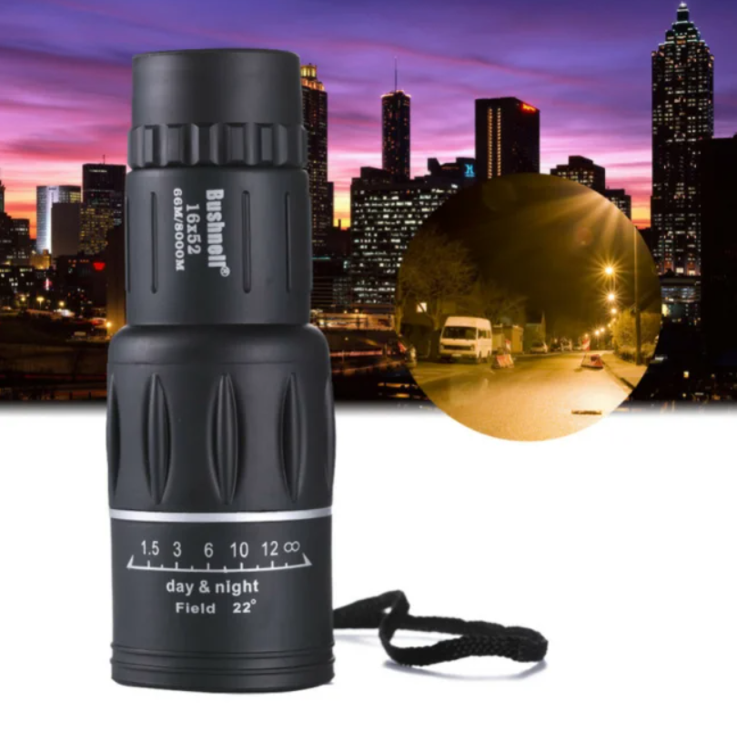 

Монокуляр BUSH| Мощный монокуляр| Подзорная труба - 200171, Черный