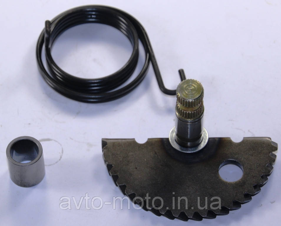 

Сектор кикстартера GY6-50/60/80 втулка, пружина