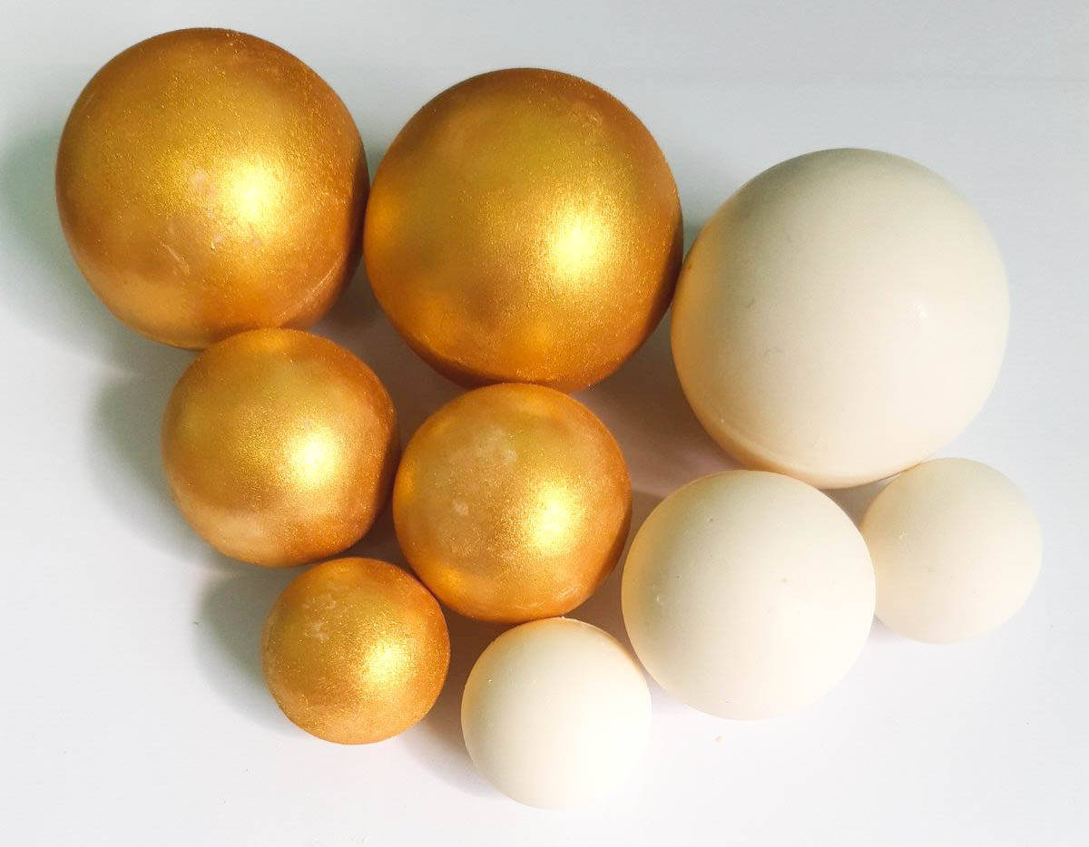 

Шоколадні кульки "Золото/Білі" \ Шоколадные шарики "Золото / Белые"