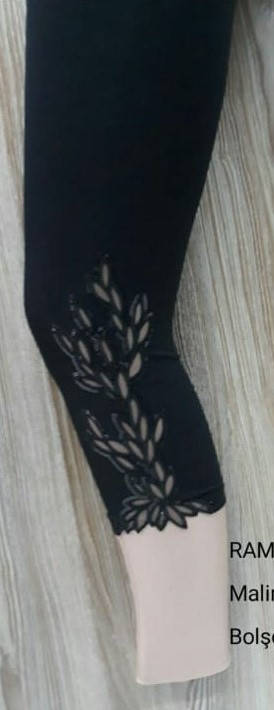 

Лосины женские черные короткие"Трафаретка" S-5xL, Черный