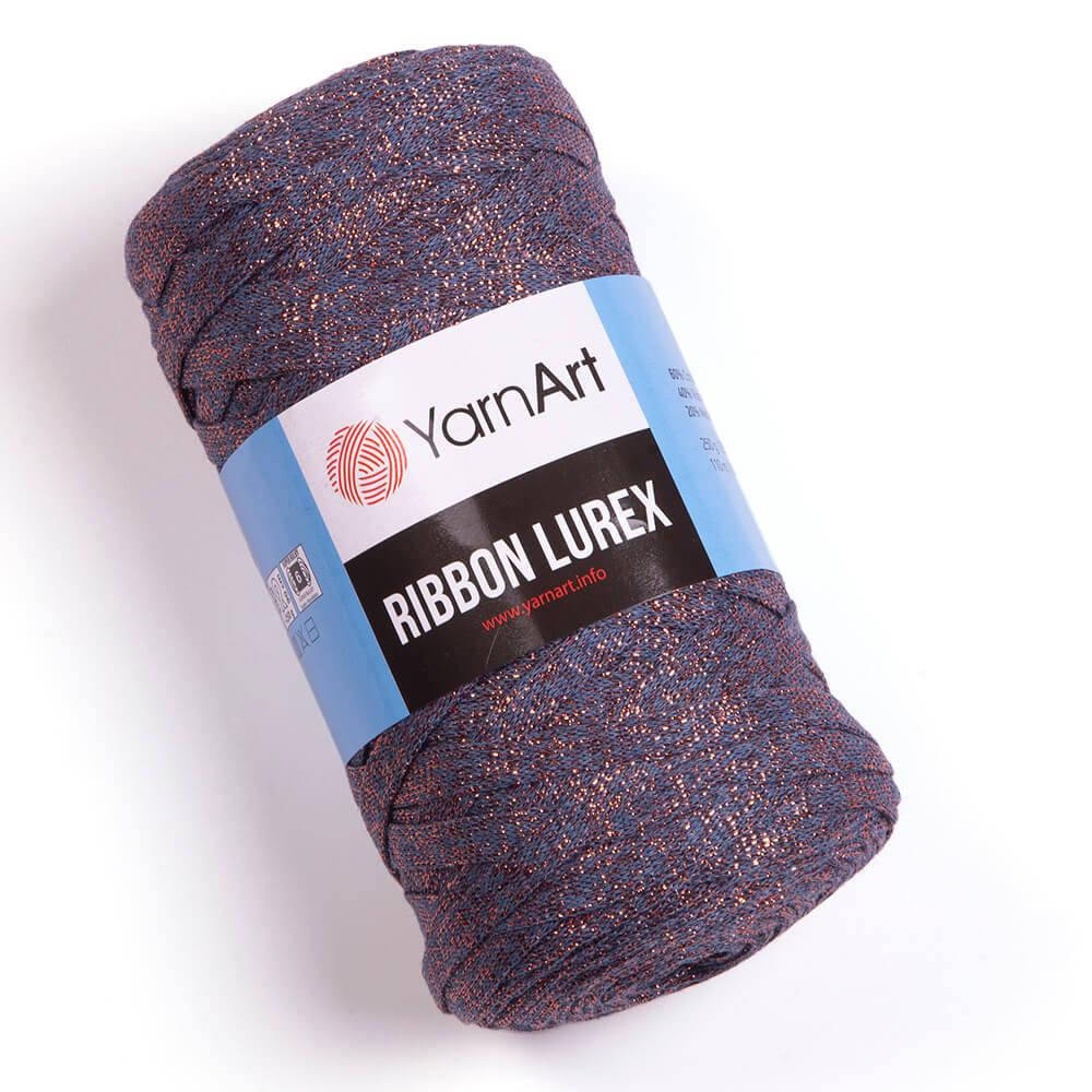 

Yarnart Ribbon Lurex № 731 джинс