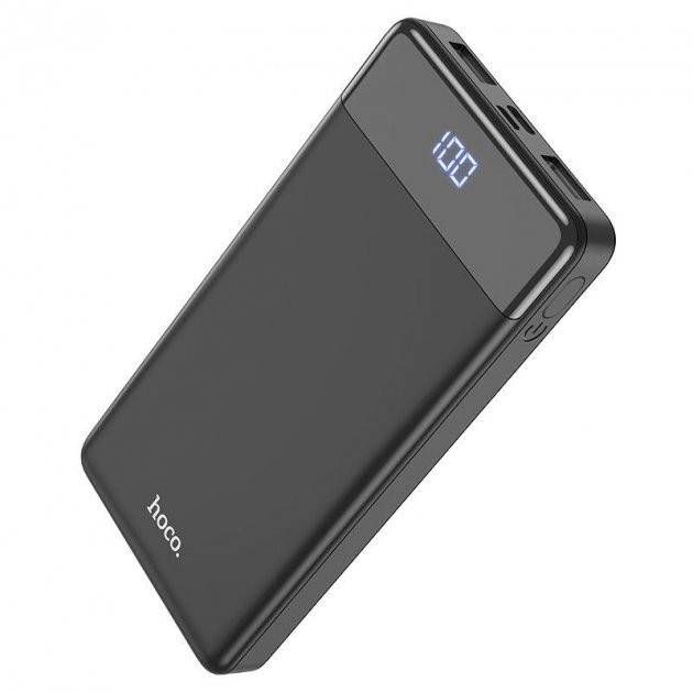 

Повербанк Hoco J84 портативная батарея с дисплеем (10000mAh 37Wh 2USB/Type-C/MicroUSB, 2A) - Черный