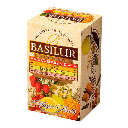 

Чай черный Basilur коллекция Волшебные фрукты Ассорти 25х2г