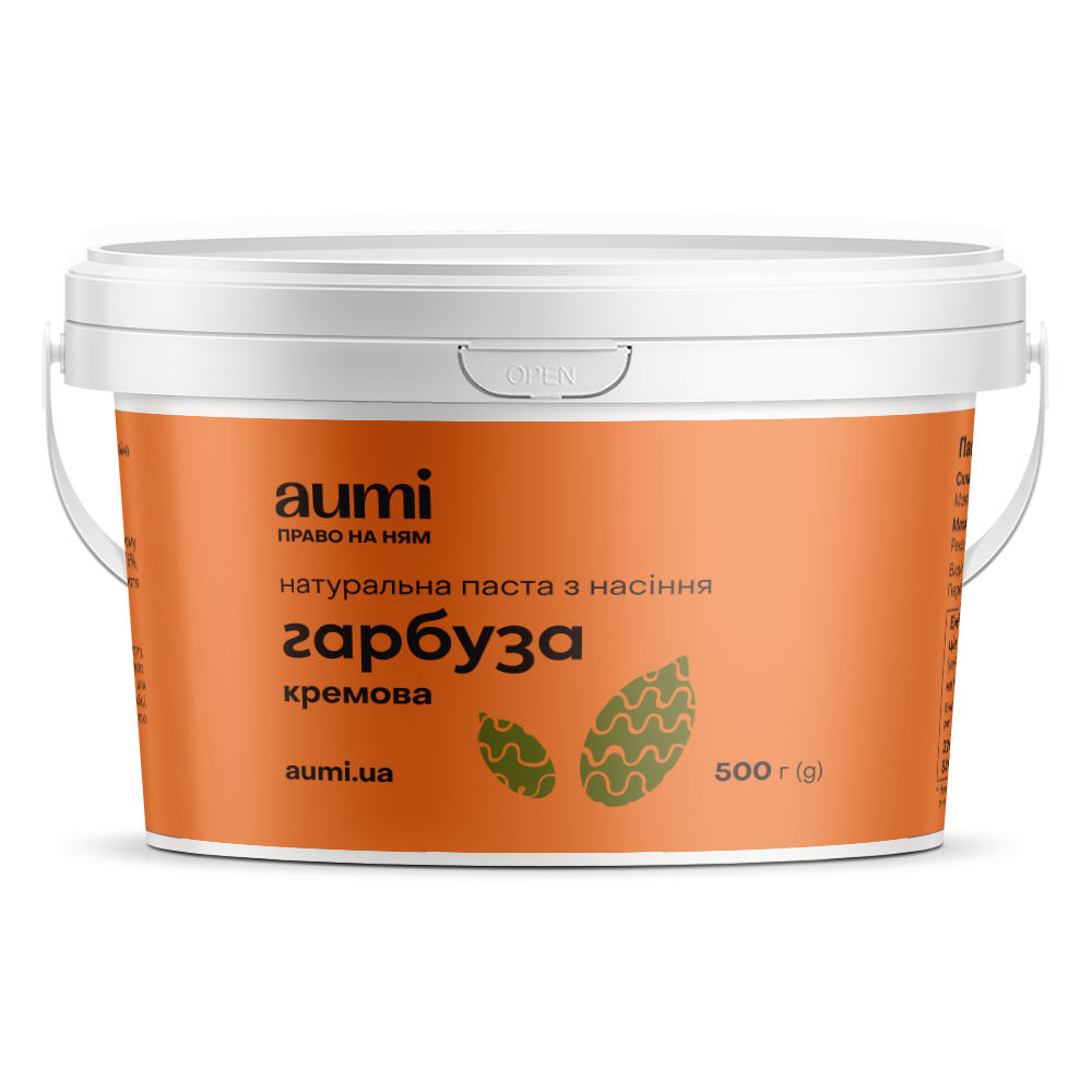 

Паста из семян тыквы кремовая, 500г, ведро, натуральная без добавок