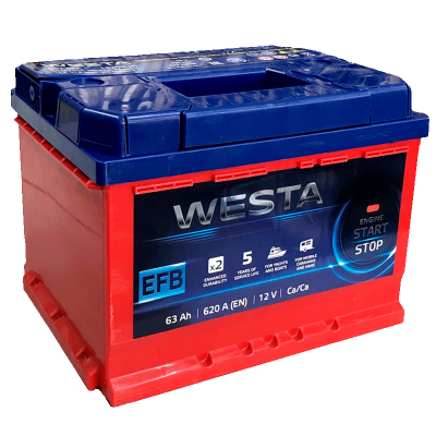 

Аккумулятор автомобильный Westa 6СТ-63 АзE EFB Start Stop