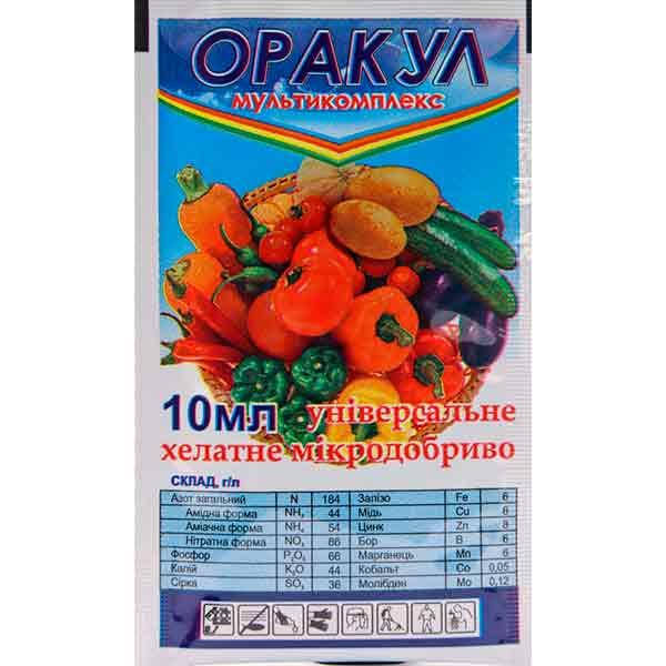 

Препарат Оракул мультикомплекс 10 мл 100/1200 (2 шт.в спайке) ТМ Долина