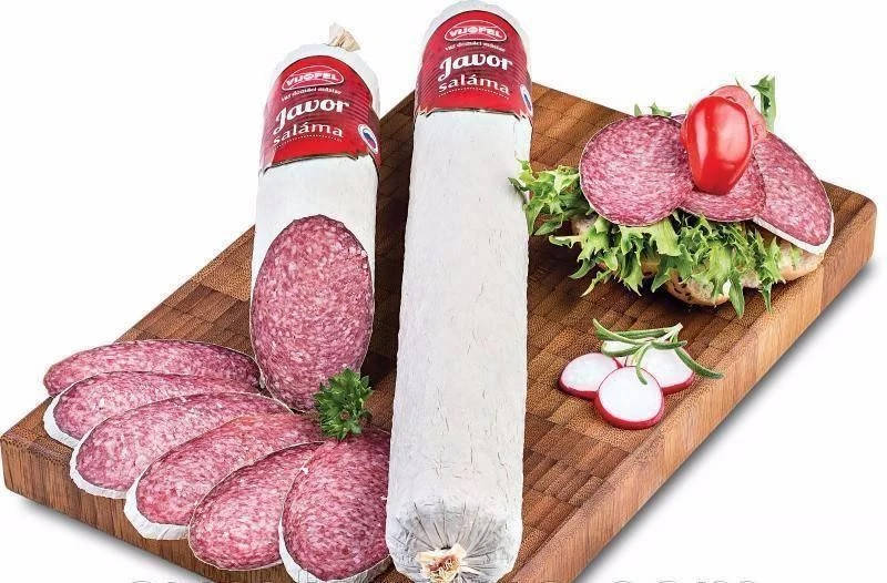 

Колбаса салями сыровяленная Vijofel Javor Salama без глютена и сои 650-700 г Словакия