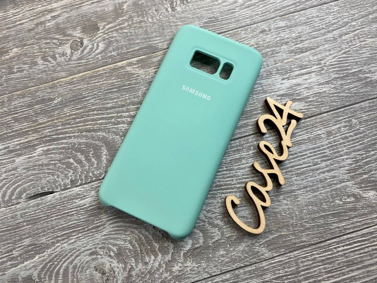 

Чехол Soft touch для Samsung Galaxy S8 (8 цветов) голубой