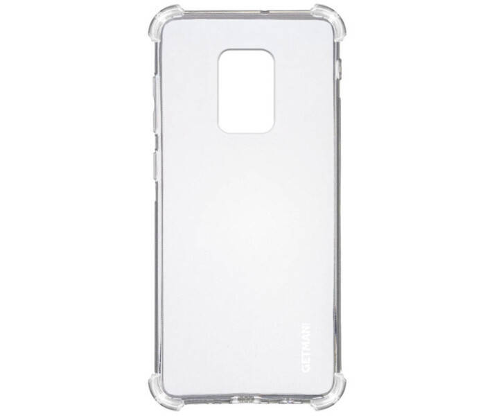 

Силиконовый противоударный прозрачный чехол для Xiaomi Redmi Note 9 Pro GETMAN (бампер)