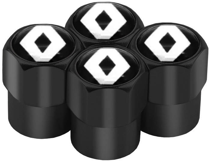 

Колпачки на Ниппель Renault Black (4 шт), Черный