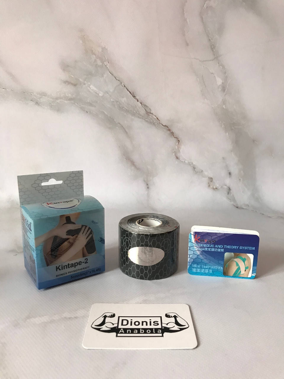 

Кинезио тейп DL KinTape2 с индикатором натяжения ( 5 см х 5 м ) - черный