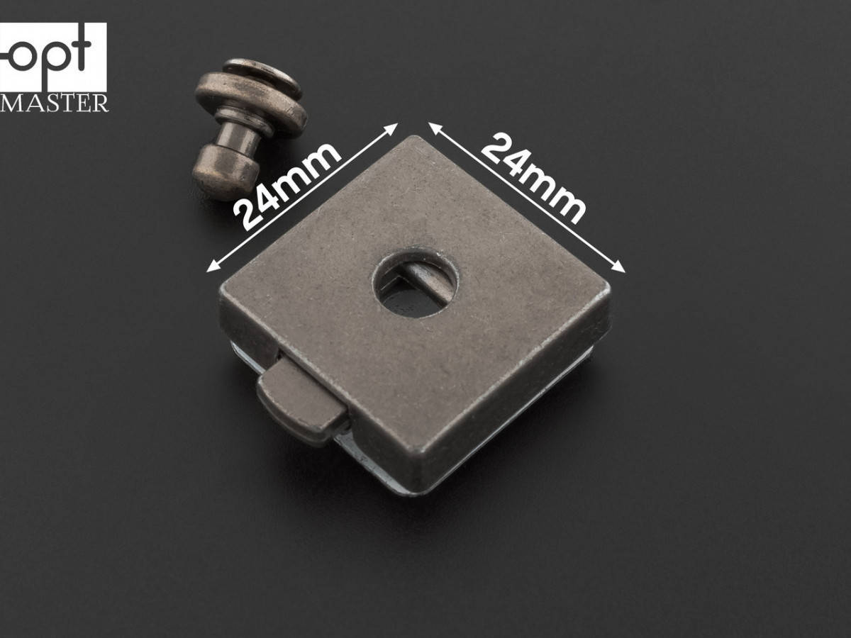 

Замок сумочный 65-340 Тёмный никель