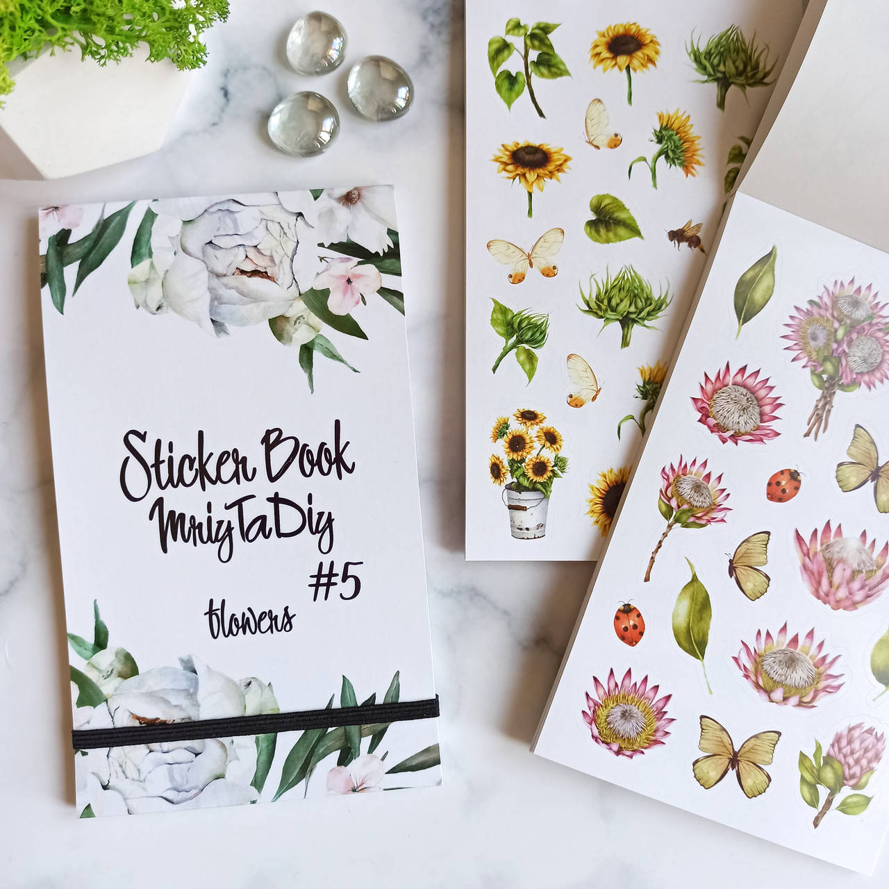 

Стикербук №5 MriyTaDiy FLOWERS наклейки