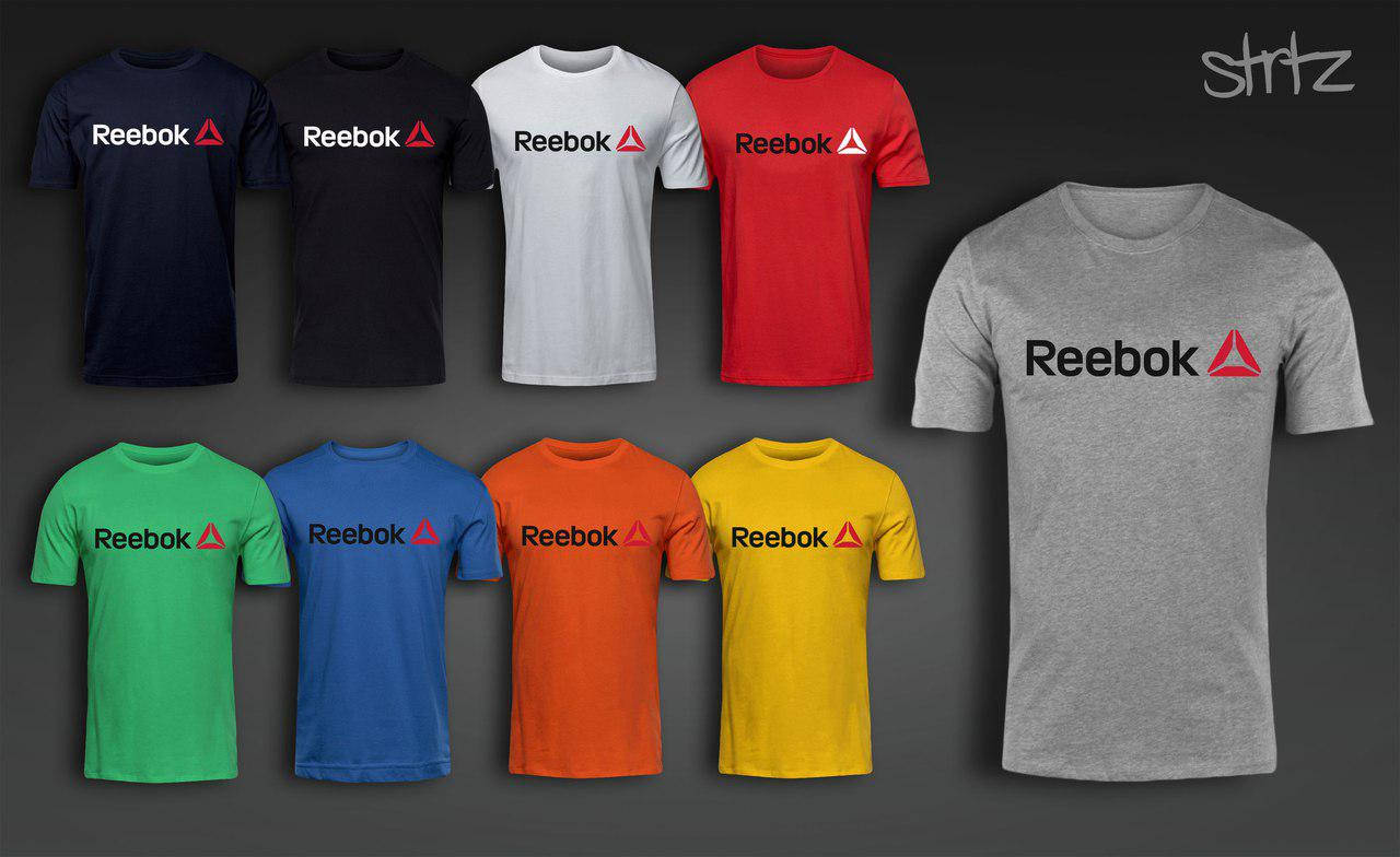 

Футболка молодежная приталенная повседневная хлопковая рибок классик Reebok Crossfit