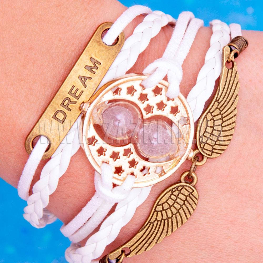 

Белый браслет Dream Песочные часы Гермионы из Гарри Поттера