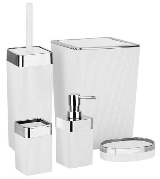 

Набор VIOLET HOUSE 0175 White для ванной 5 в 1, Белый