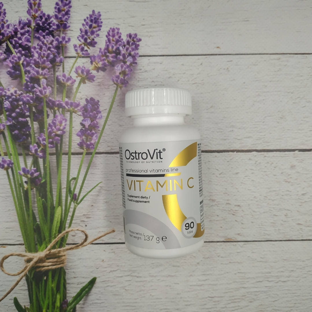 

Ostrovit Vitamin C 90 tab 1000 mg, витамин С 90 таб 1 грамм