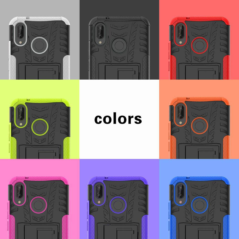

PC + TPU чехол Armor для Huawei P20 Lite (8 цветов), Разные цвета