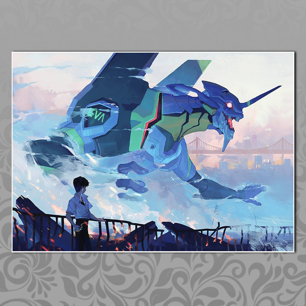 

Плакат Аниме Evangelion 021
