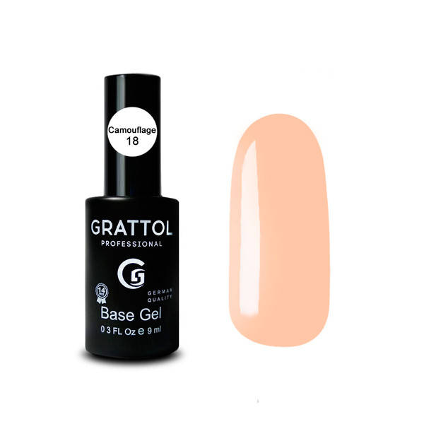 

Камуфлирующая База №18 GRATTOL Rubber Base Camouflage №18, 9ml.