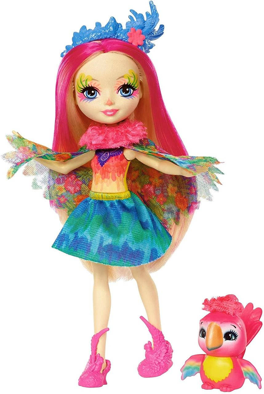 

Кукла энчентималс попугай Пикки Enchantimals Peeki Parrot Doll