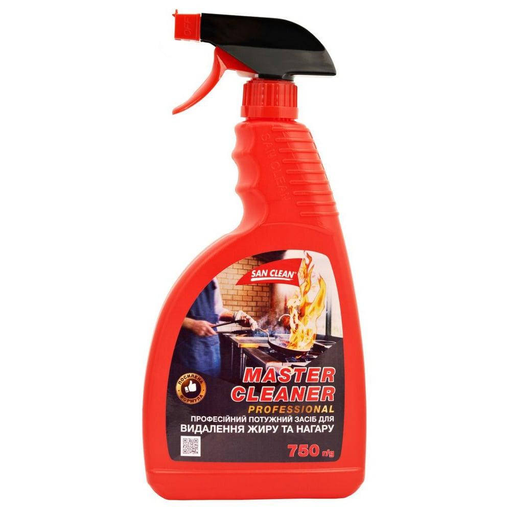 

Засіб для видалення жиру San Clean Майстер Клінер Professional 750 мл спрей