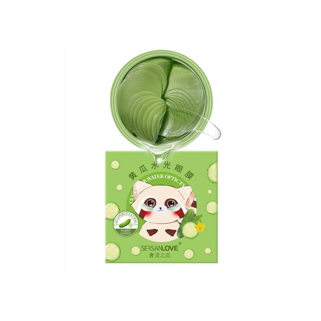 

Гидрогелевые патчи для глаз с экстрактом огурца Sersanlove Cucumber Water Optic Eye Mask