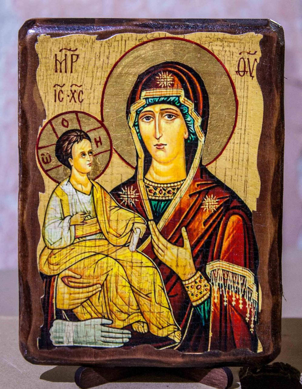 

Икона Троеручица (на дереве)