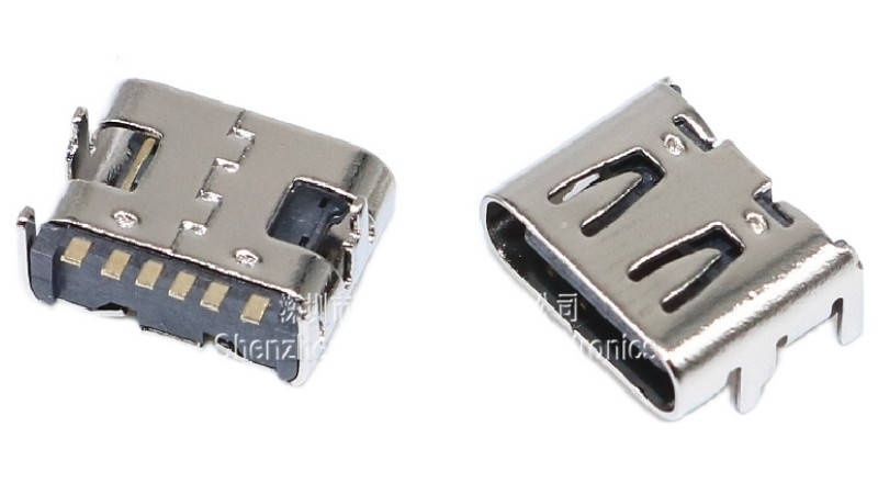 

Разъем гнездо Type C 6pin USB-3.1 SMD (18143)