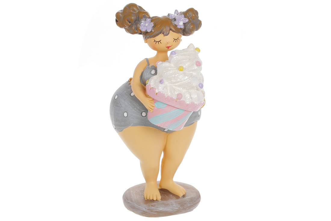 

Декоративная статуэтка Мэгги с капкейком, 20см