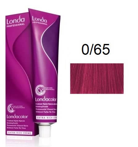 

Крем-краска для волос Londacolor 0/65 Фиолетово-красный 60 мл