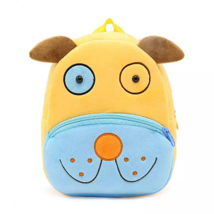 

Детский плюшевый рюкзак Shantou Jinxing BG8019 20х10х25 см (Пёсик), World-of-Toys