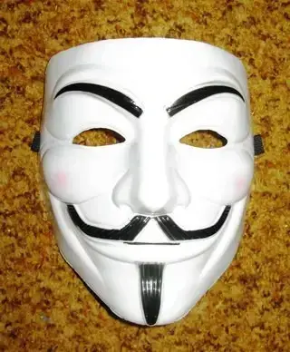 

Маска Вендетта гай фокс V Vendetta Белая