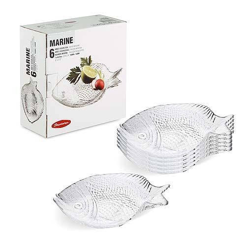 

Набор тарелок Pasabahce Marine 196х160 мм 6 шт (10256)