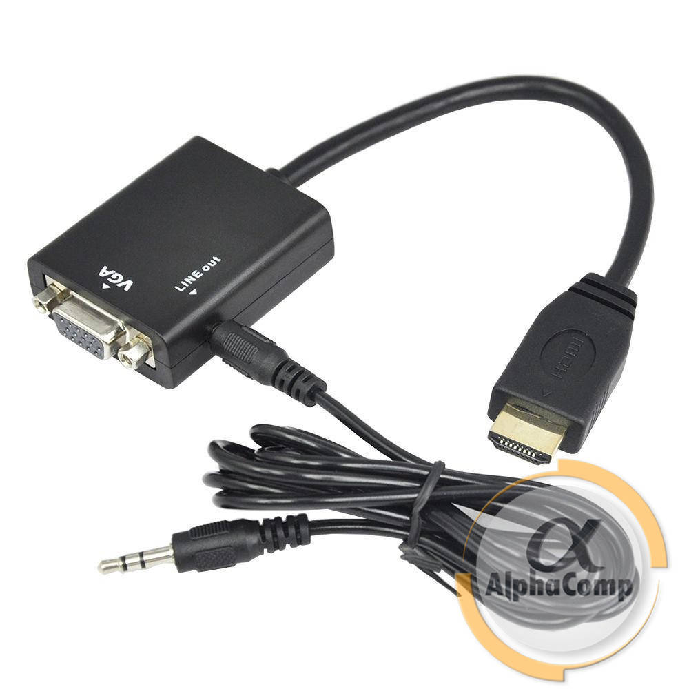 

Переходник HDMI - VGA со звуком