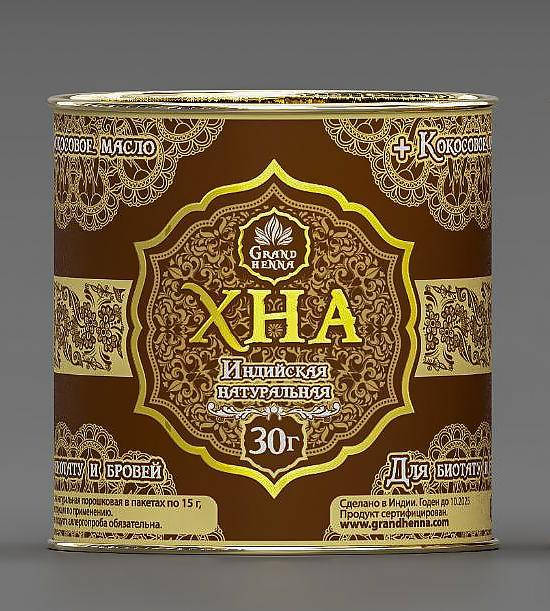 

Хна Viva для биотату шоколадно- коричневая (с кокосовым маслом), 15 гр