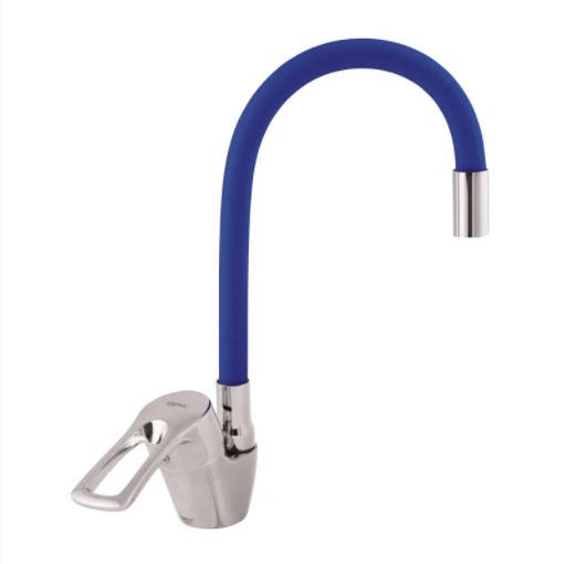 

Смеситель для кухни с гибким изливом Zerix Yub Blue, Синий