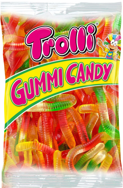 

Мармелад жевательный зефир Fruity worm черви ТМ Trolli 1кг