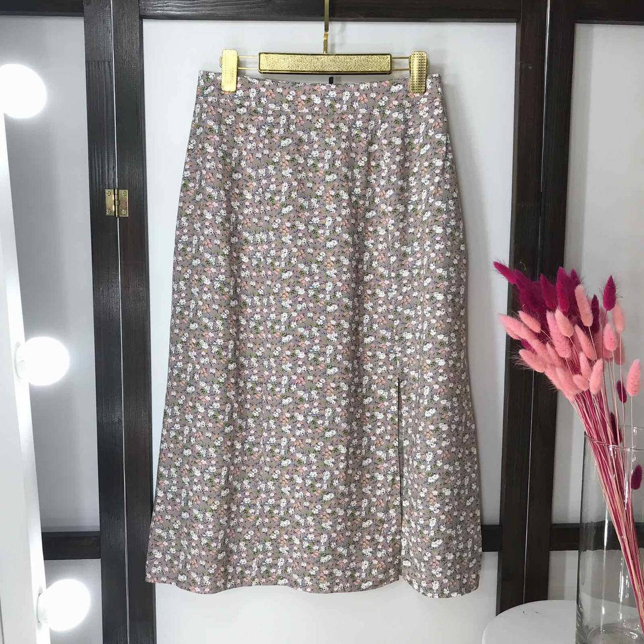 

Нежная цветочная юбка женская 44-48 (в расцветках)