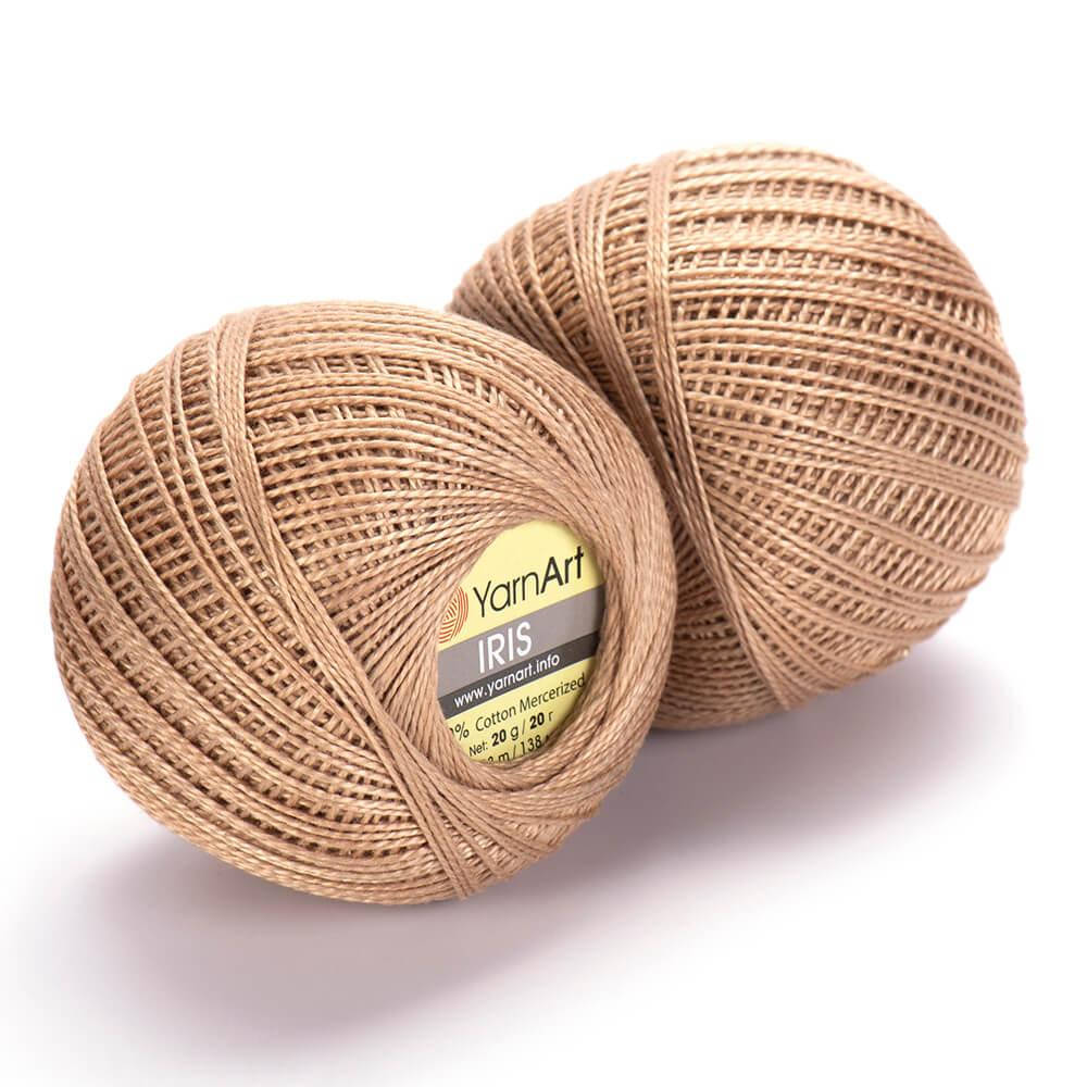 

YarnArt Iris (Ярн Арт Ирис) № 930 бежевый, пряжа мерсеризованный хлопок, нитки для вязания