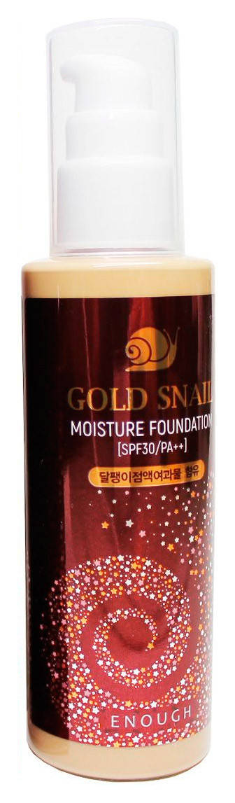 

Enough Gold Snail Moisture Foundation SPF30 №13-Омолоджувальний тональний крем з муцином равлика