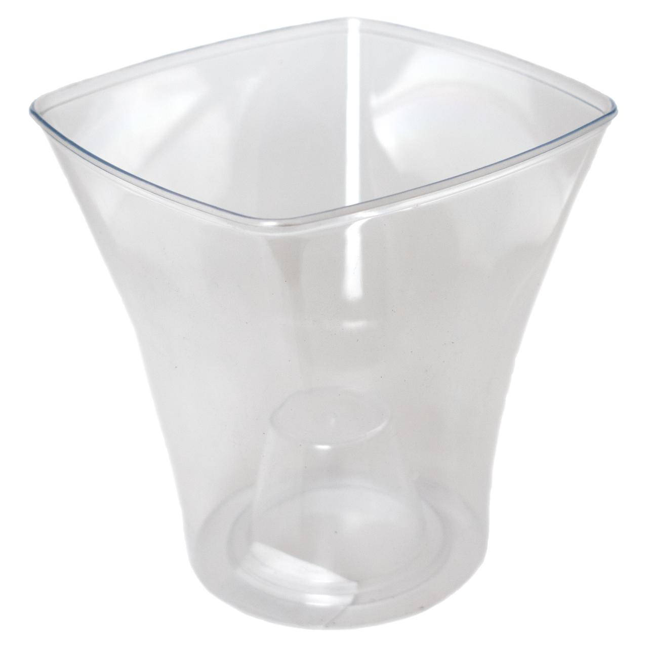 

Кашпо для орхидей Квадро 14.5х15 см 1.5 л прозрачный Эталон