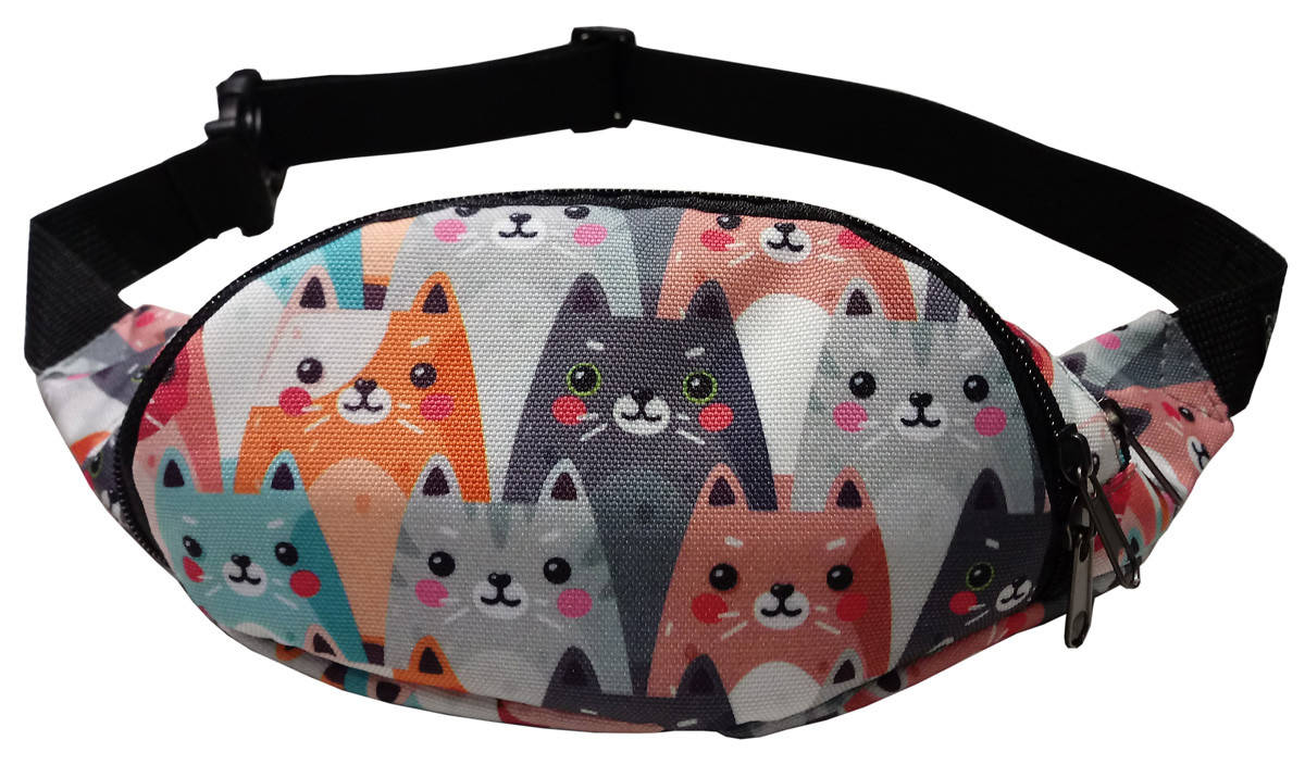 

Сумка-бананка Tiger Rio Print+ Коты домашние S219050, Разные цвета